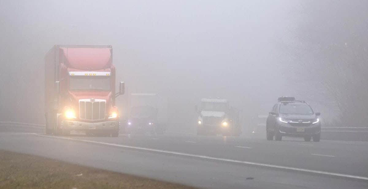 Fog advisory creating hazardous morning commute in Ontario