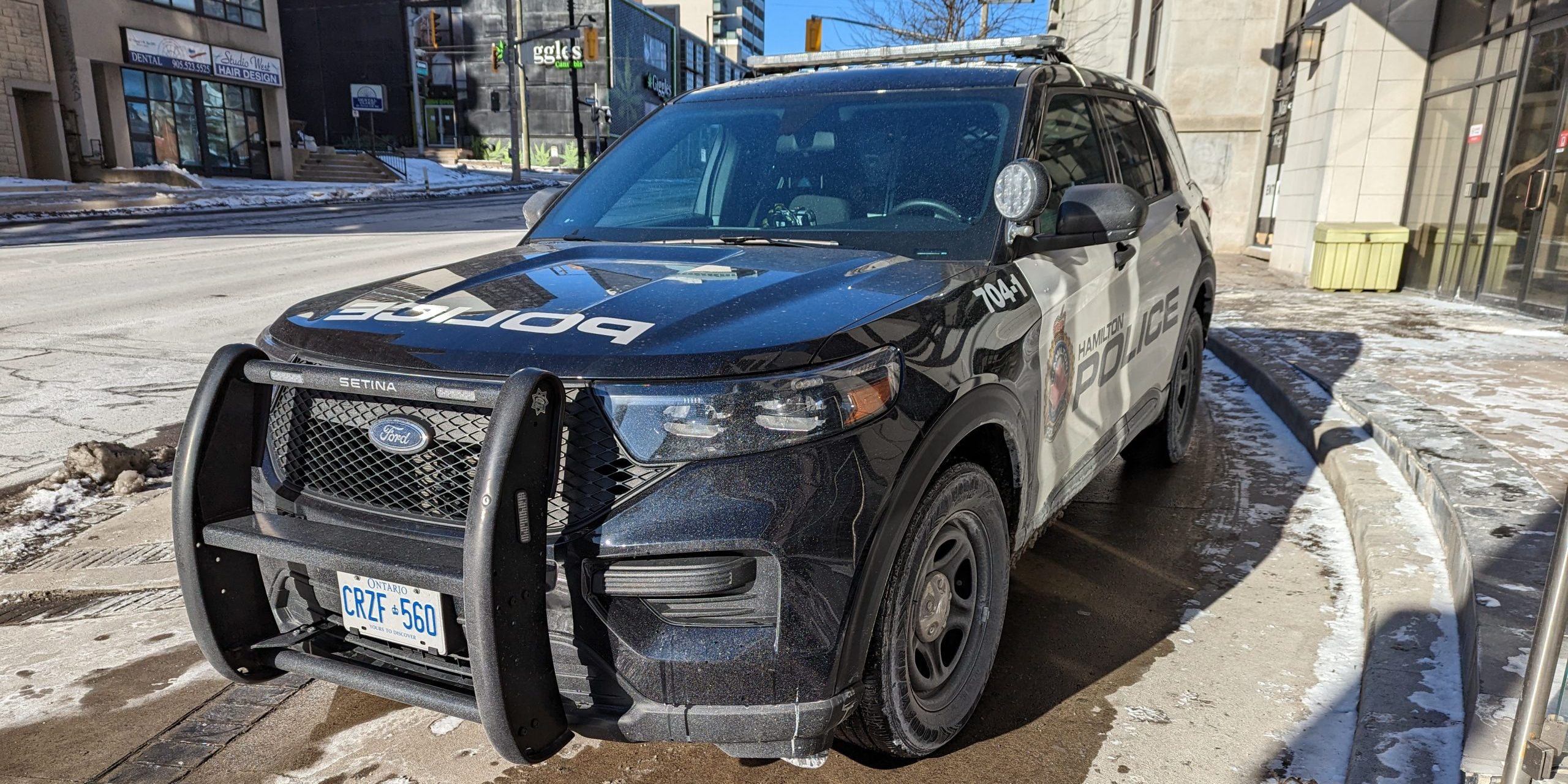 hamilton police car