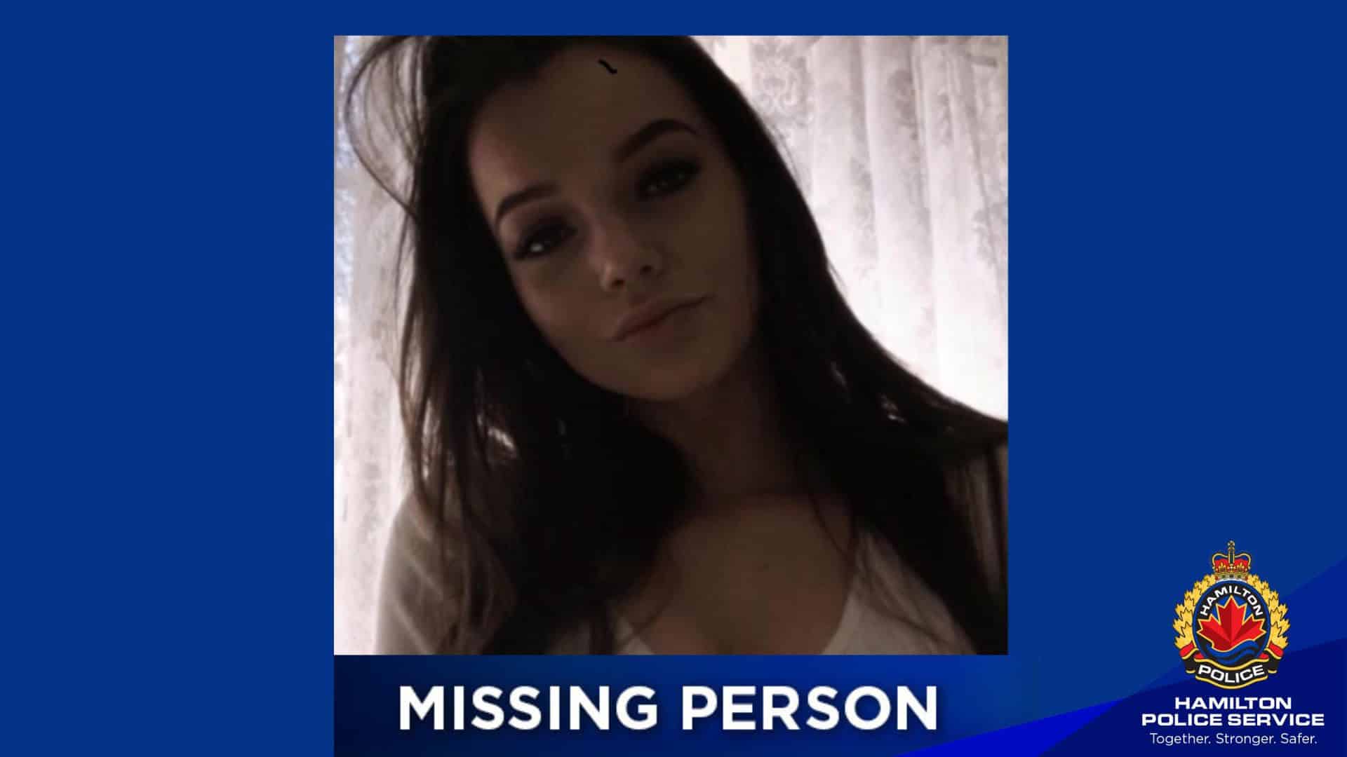 Ontario, Hamilton, police, missing, well-being, concern, woman