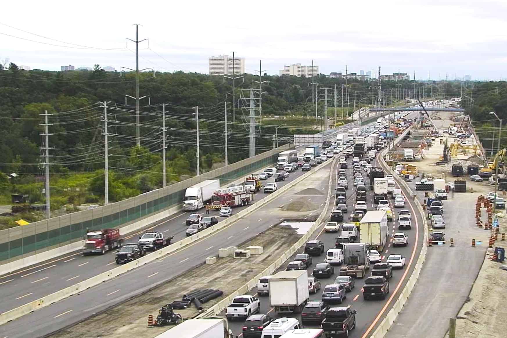 QEW protest Burlington Oakville Mississauga TOronto