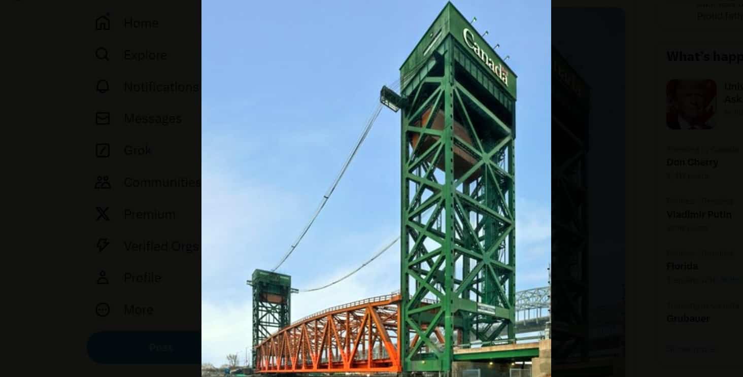 Burlington Canal Bridge Hamilton Harbour traffic