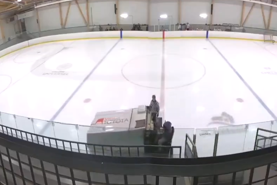 Impaired Zamboni driver arrested after crashing into hockey rink in Canada, police say