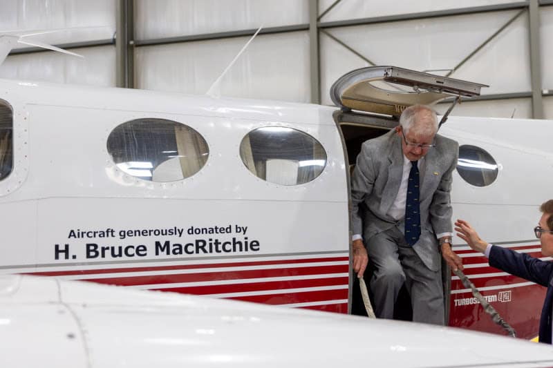 Aviation pioneer Bruce MacRitchie