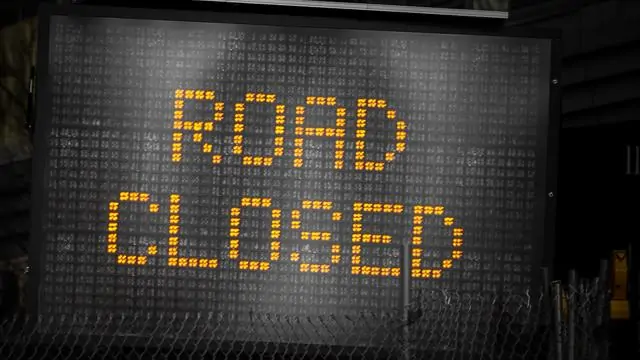 road closed ontario