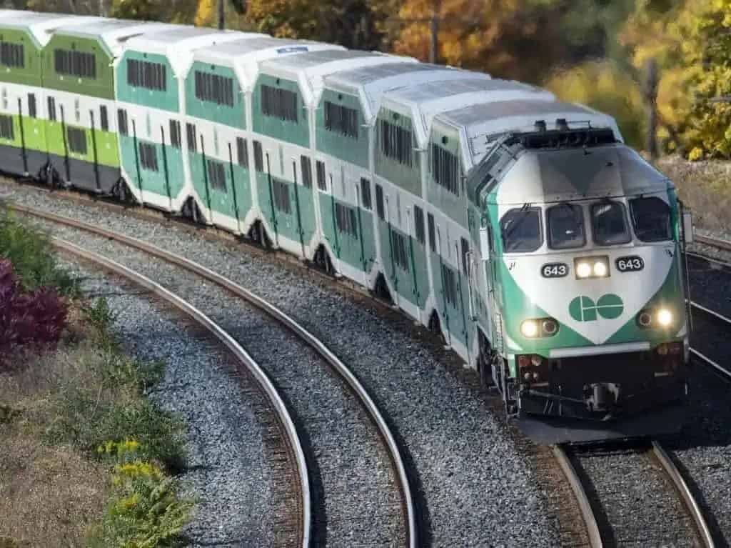go train service toronto and mississauga and gta during world series.